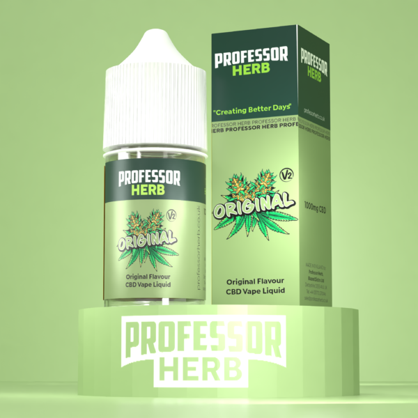 Professor Herb CBD Vape Liquid 1000mg/30ml - Original V2